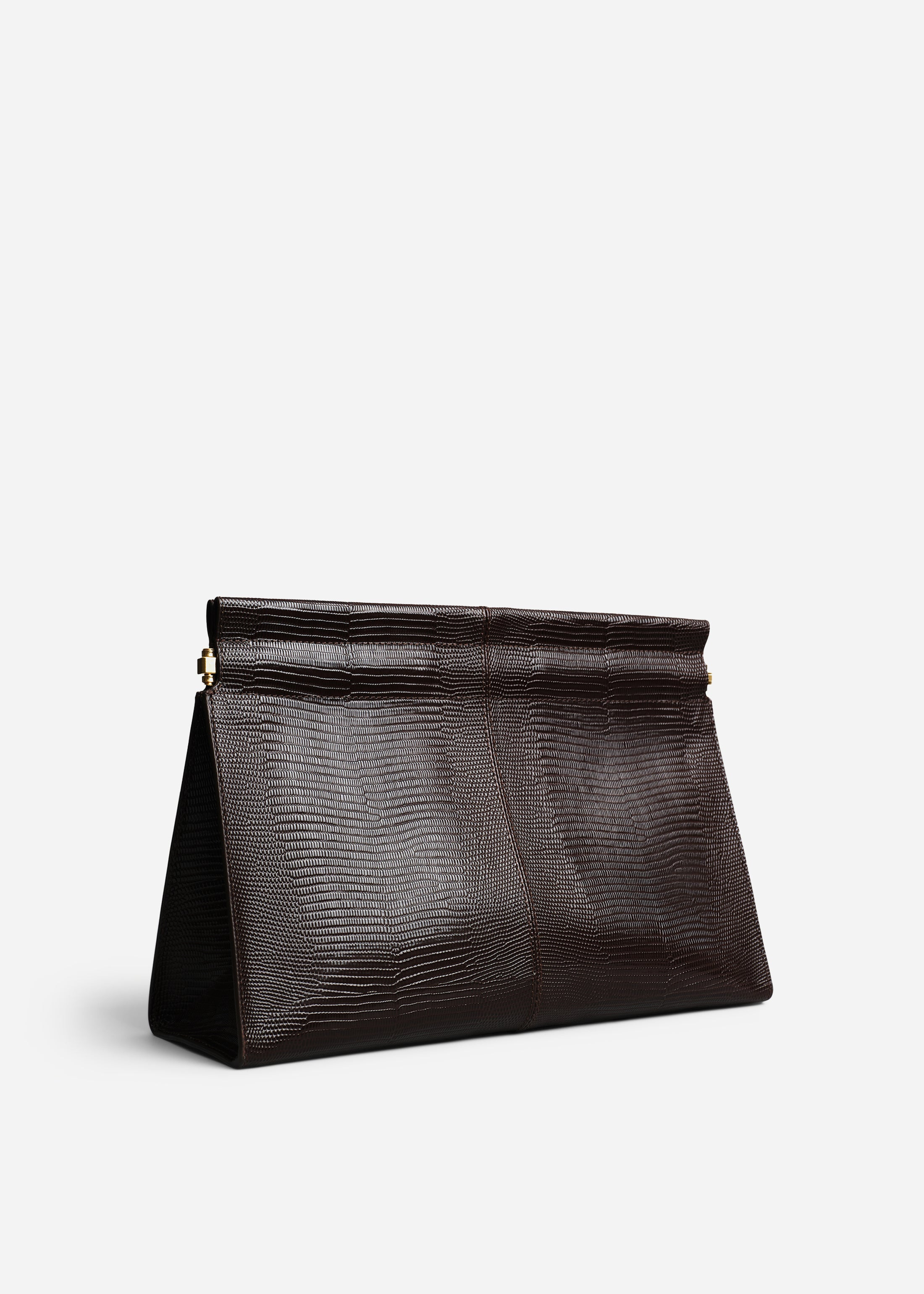 Large Leather Clutch - 2