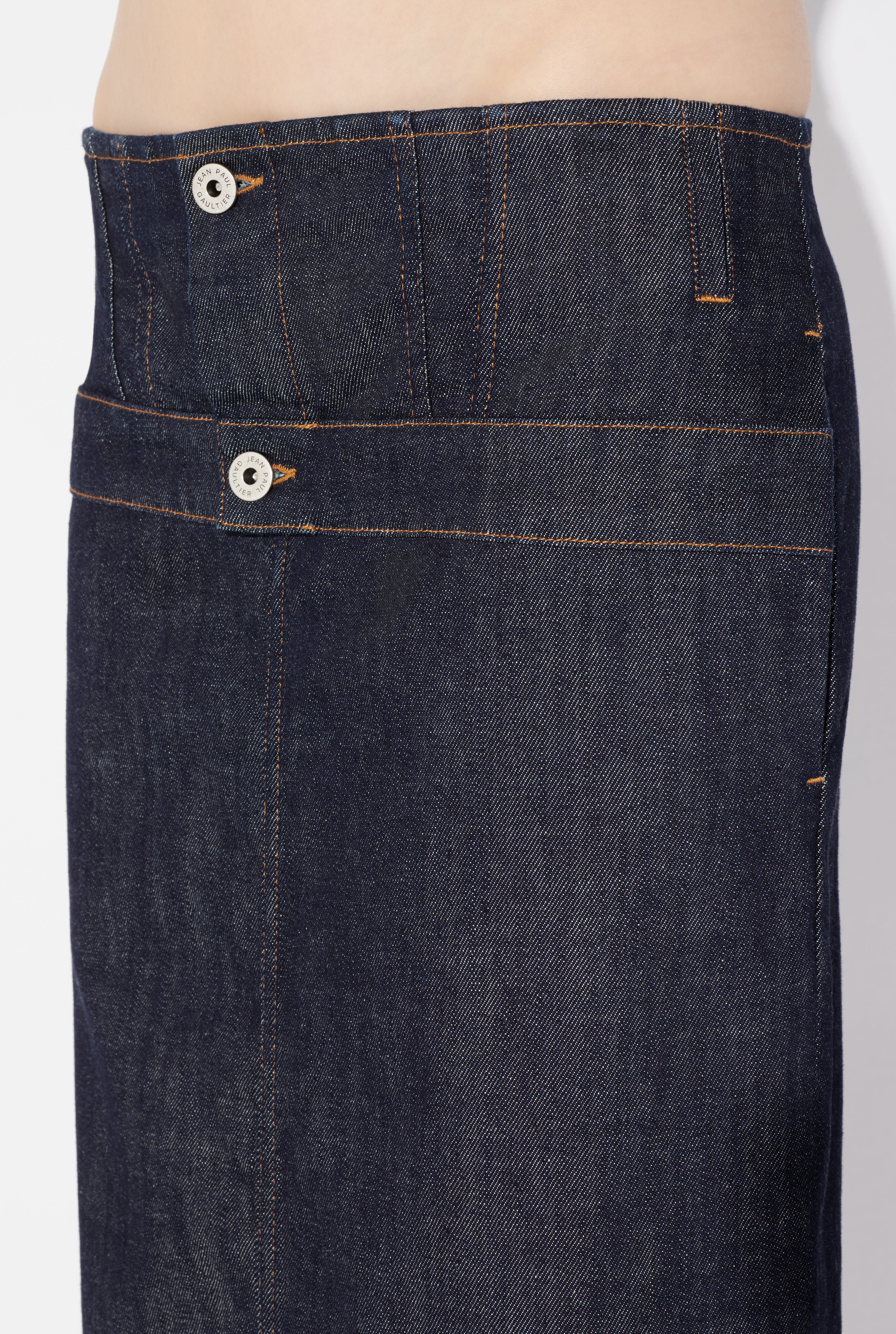 THE INVERTED DENIM SKIRT - 2