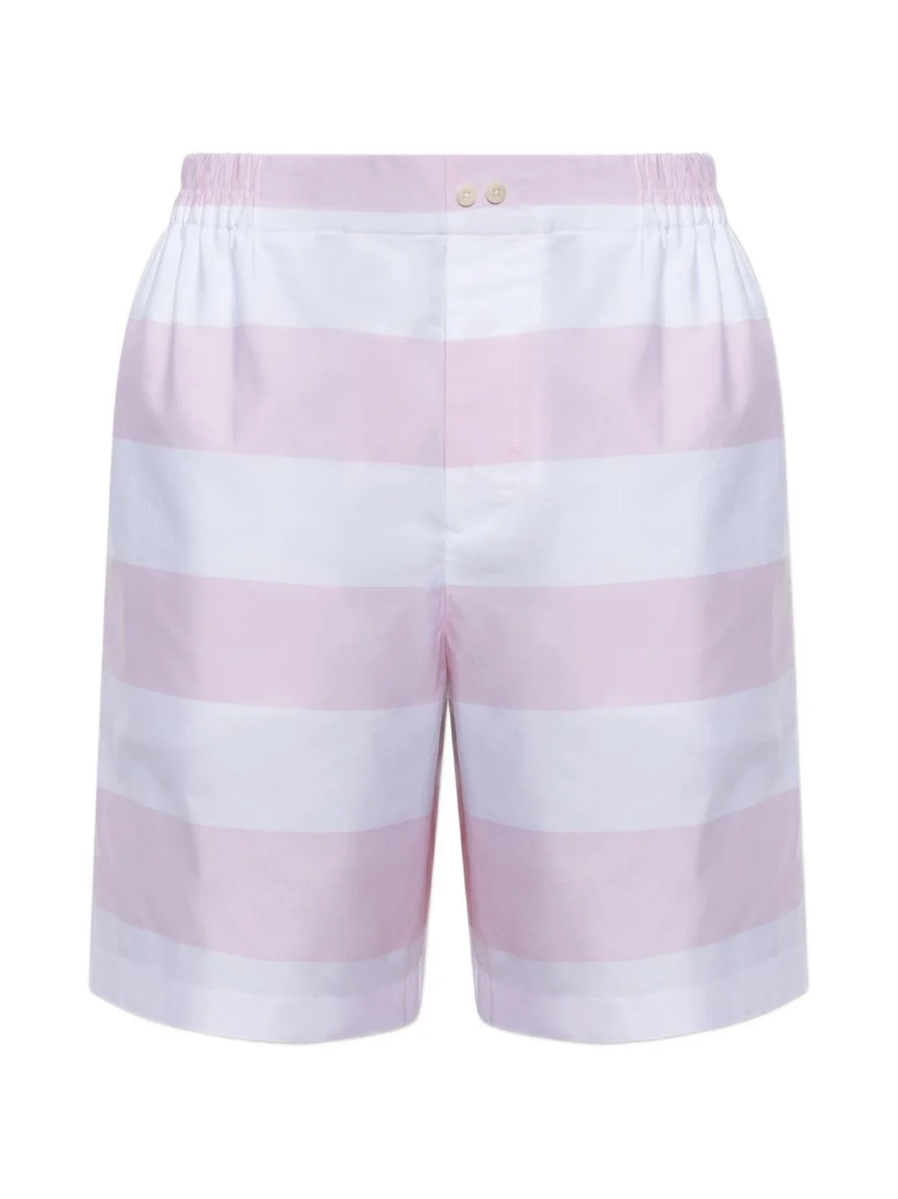 striped jacquard-pattern shorts - 1