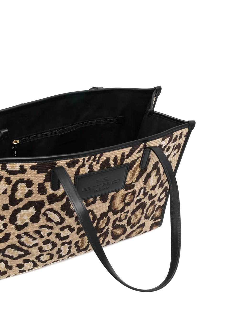 leopard-print tote bag - 5