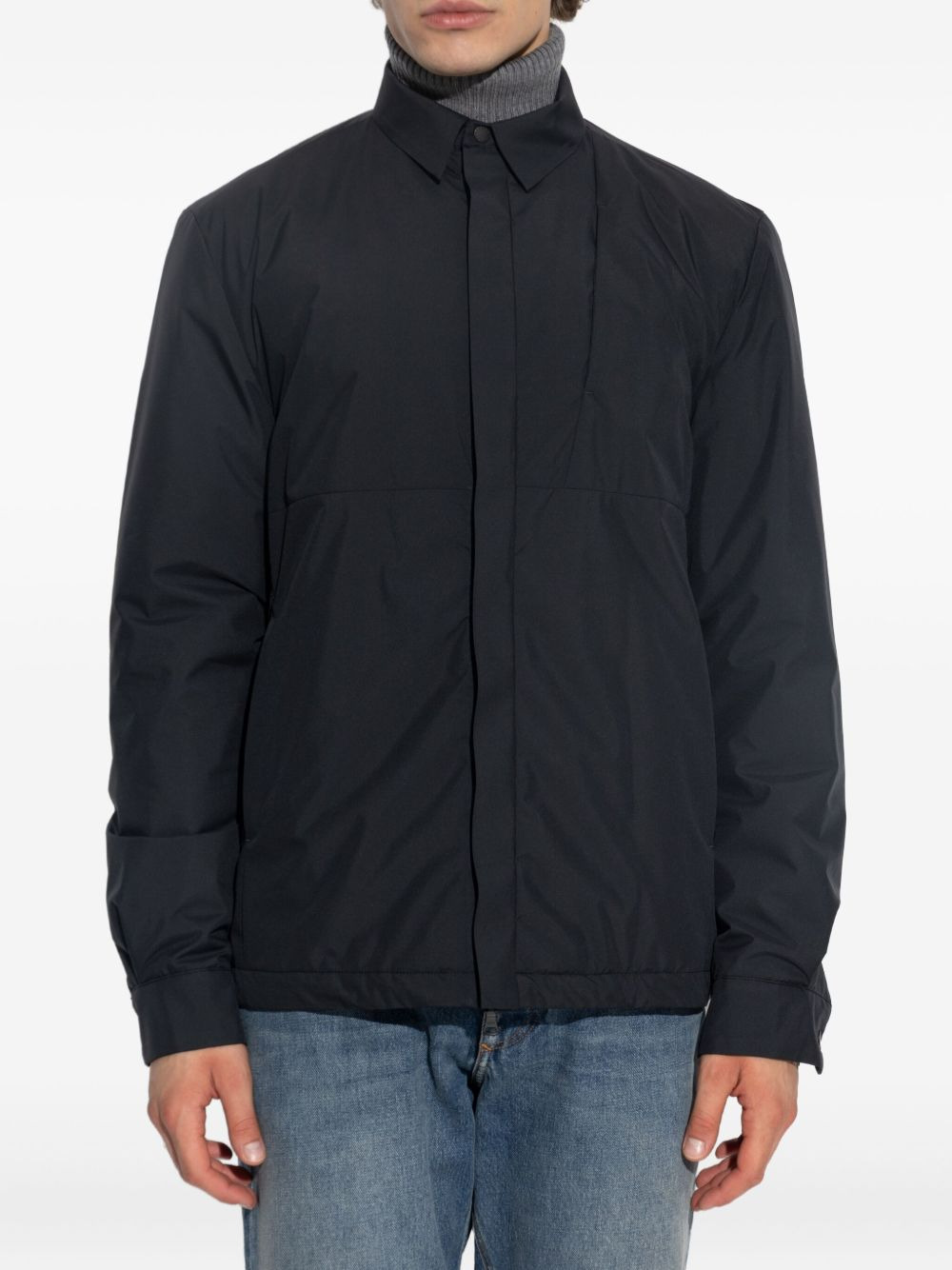 buttoned panelled jacket - 3
