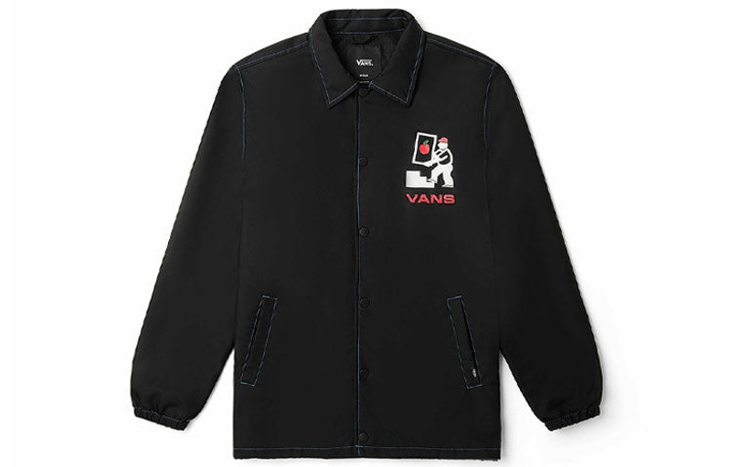 Vans x Kazuki Hoodie 'Black White Red' VN0A5H6KDNV - 1