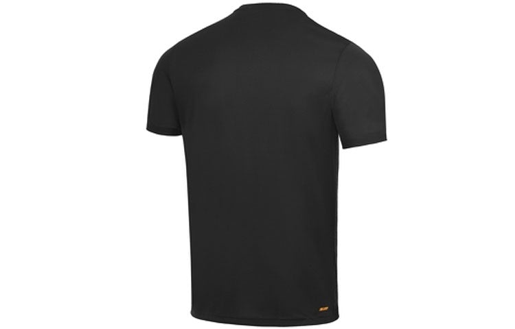 New Balance Men's New Balance As Roma Logo Printing Training Sports Round Neck Short Sleeve Black MT - 2