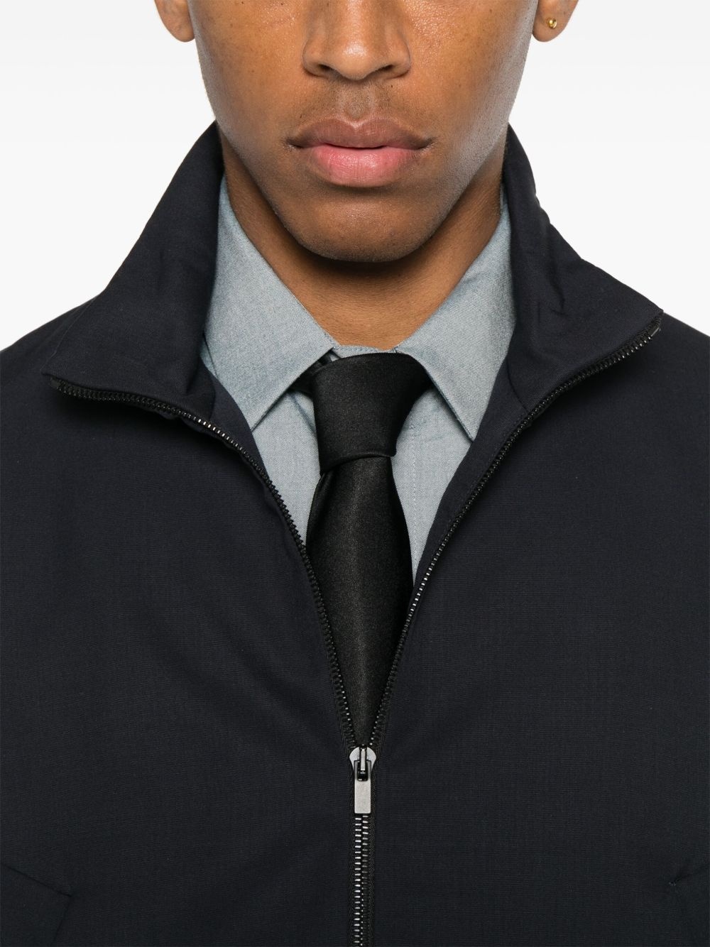 high-neck jacket - 5