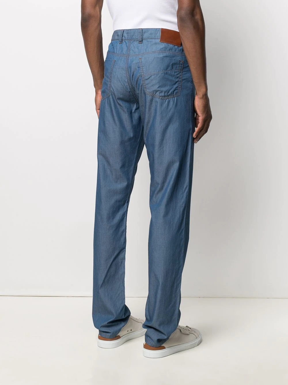 mid-rise straight-leg jeans - 4