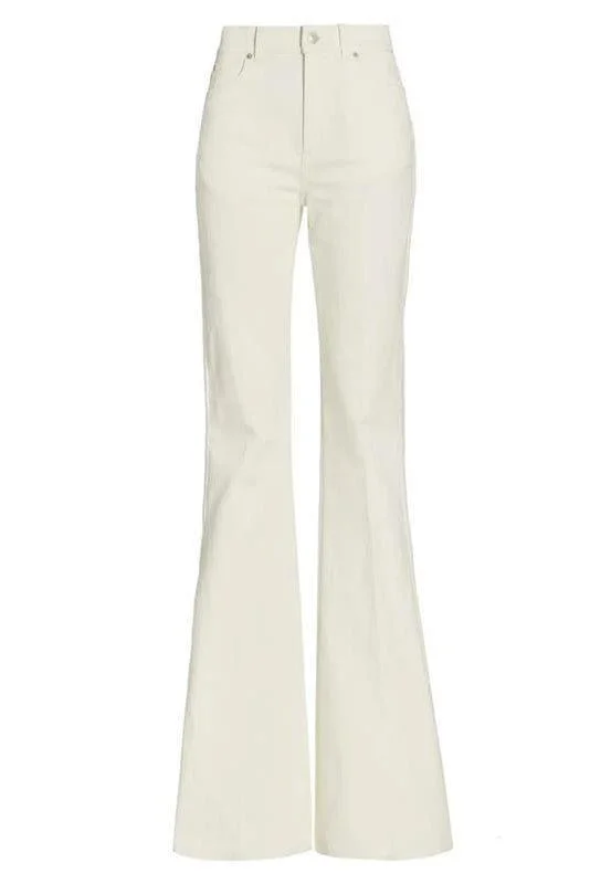 High Waisted Denim Trouser - 1