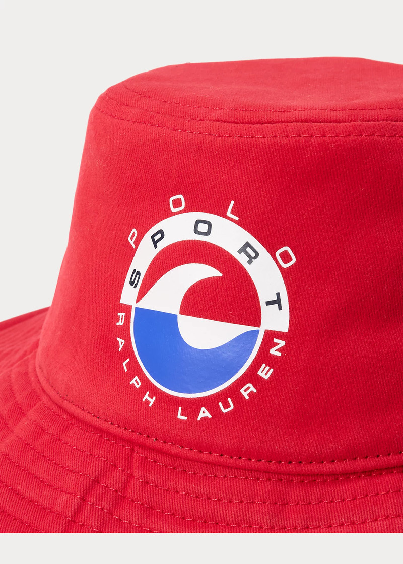 Graphic Logo Cotton Bucket Hat 3