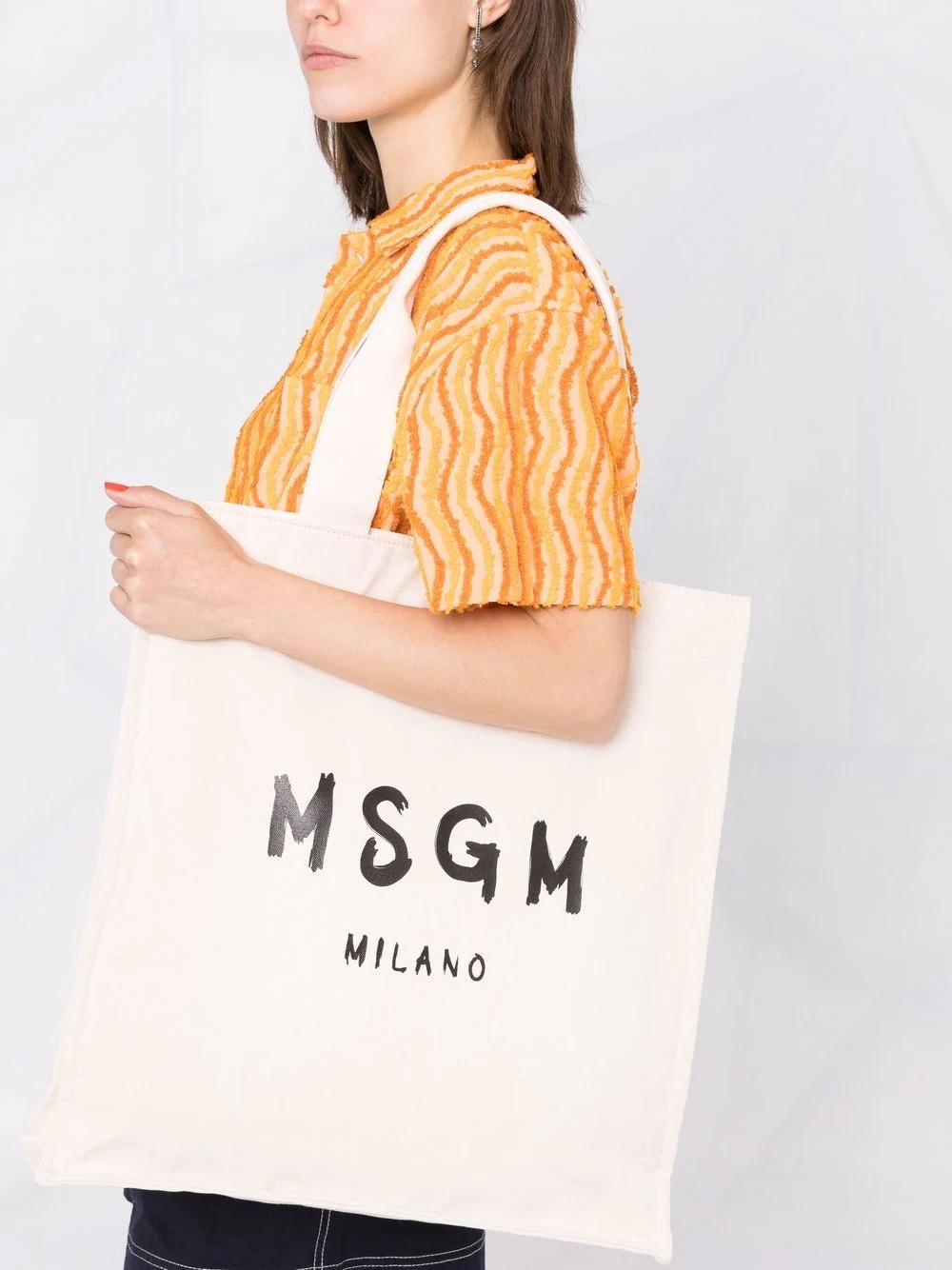 logo-print tote bag - 3