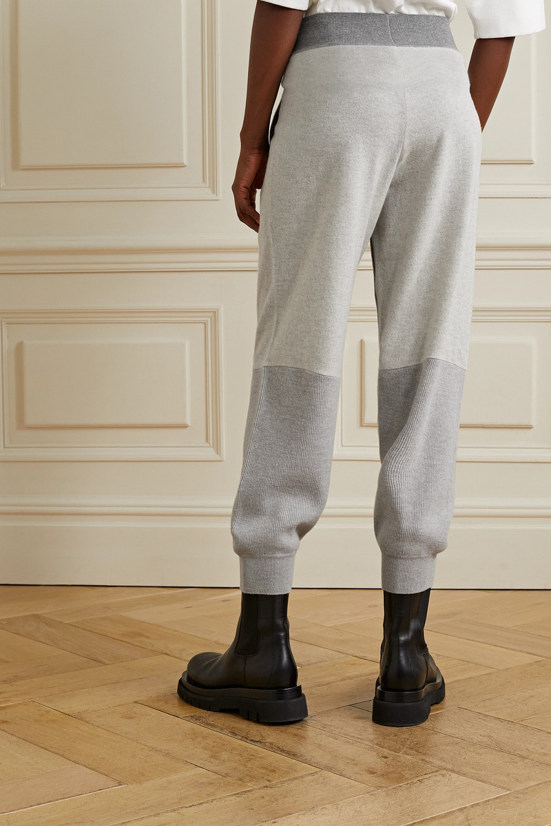 Color-block wool track pants 3