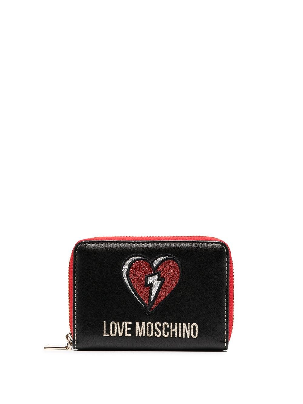 logo-embroidered wallet - 1