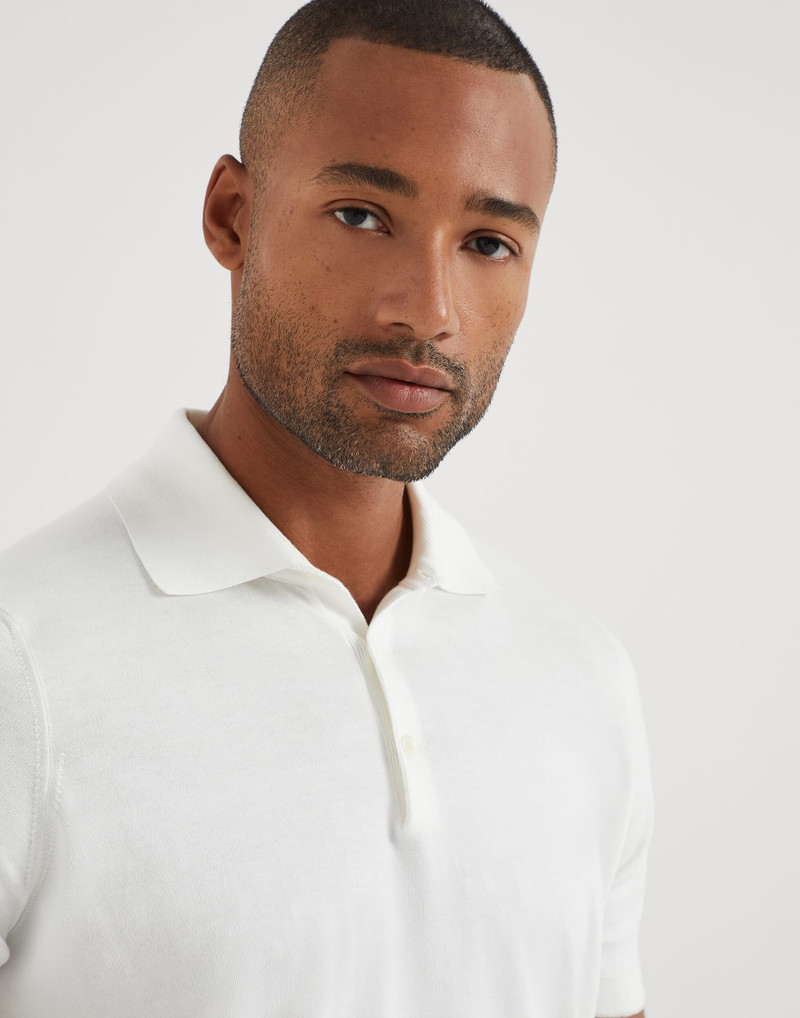 Cotton lightweight knit polo 3