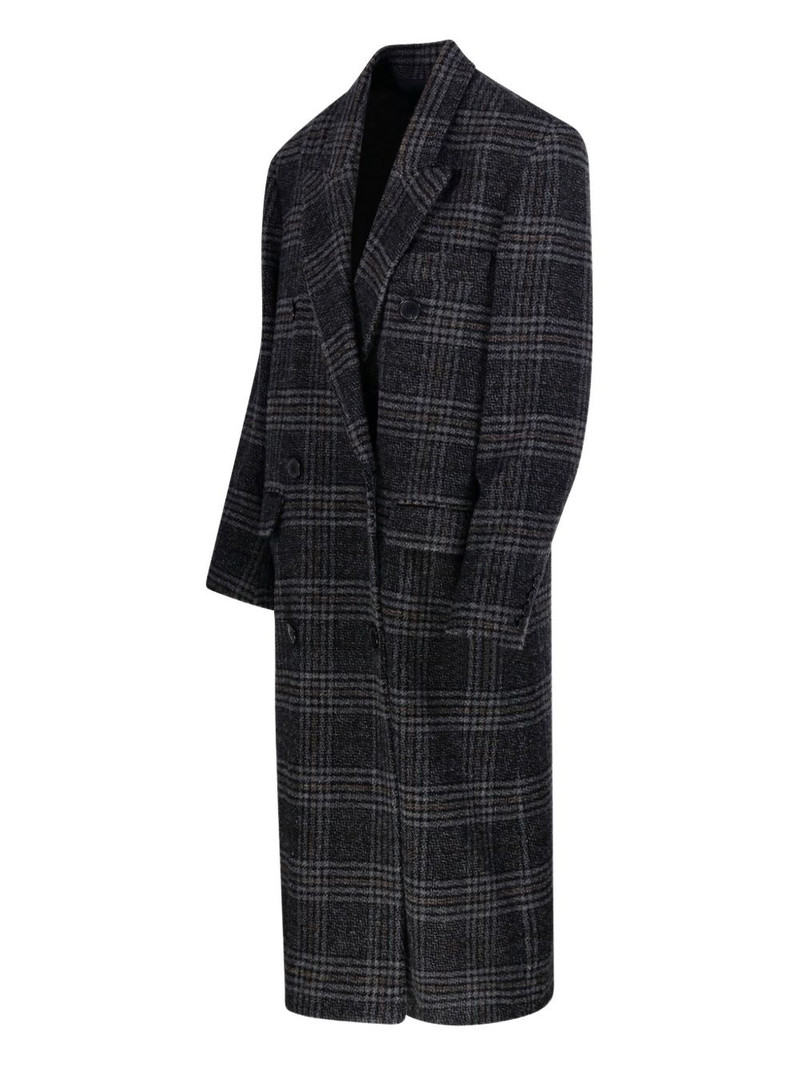 Lexana double-breasted checked coat 3