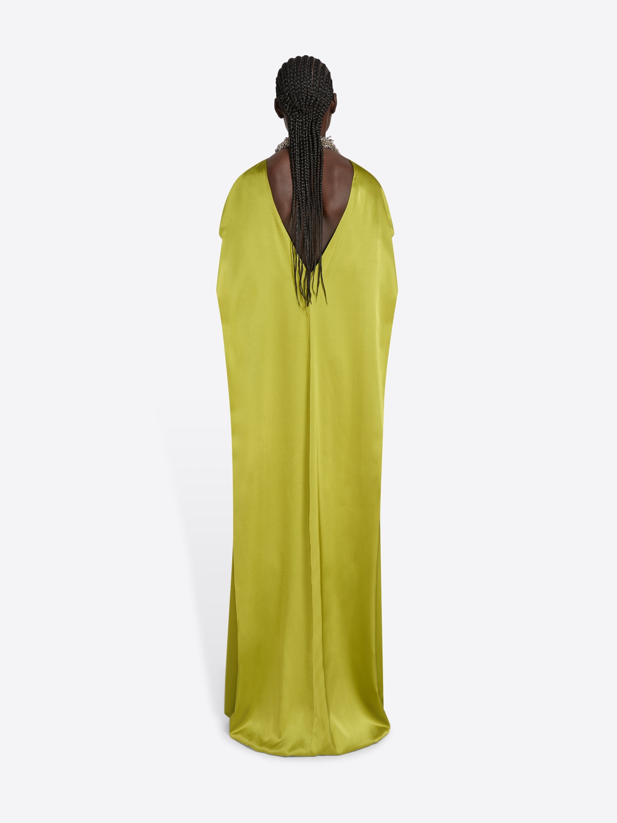 SILK FLOOR LENGTH DRESS - 4