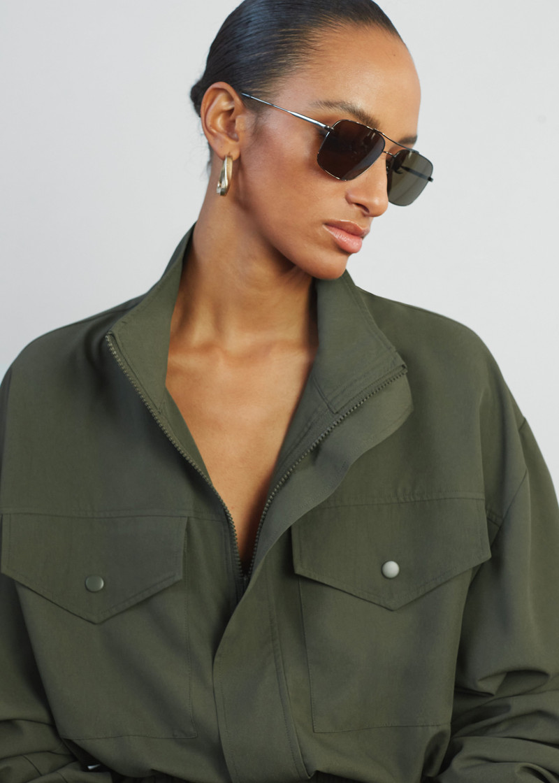 Tropez Jumpsuit - Khaki 7