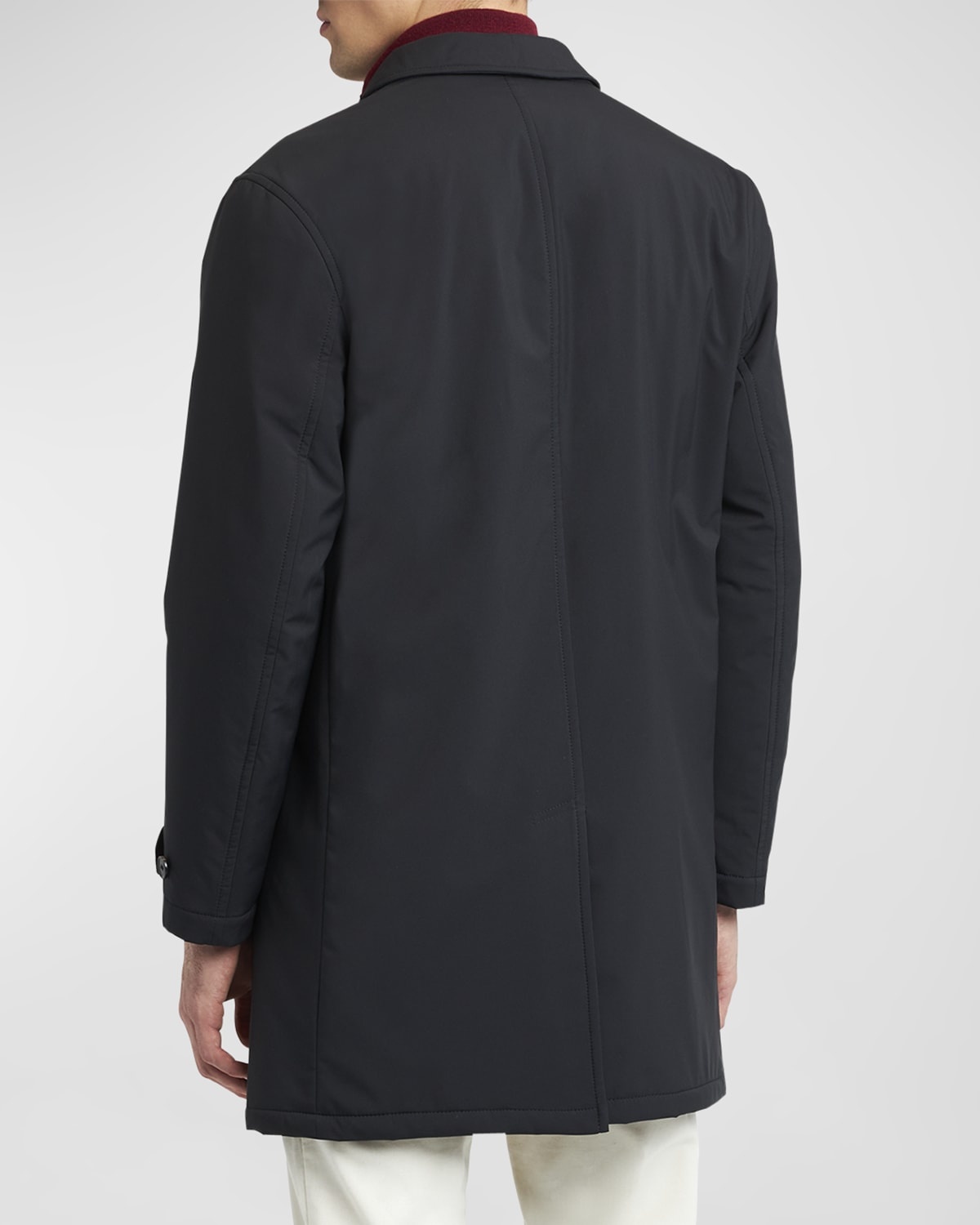 Men's Technical Fabric Car Coat - 3