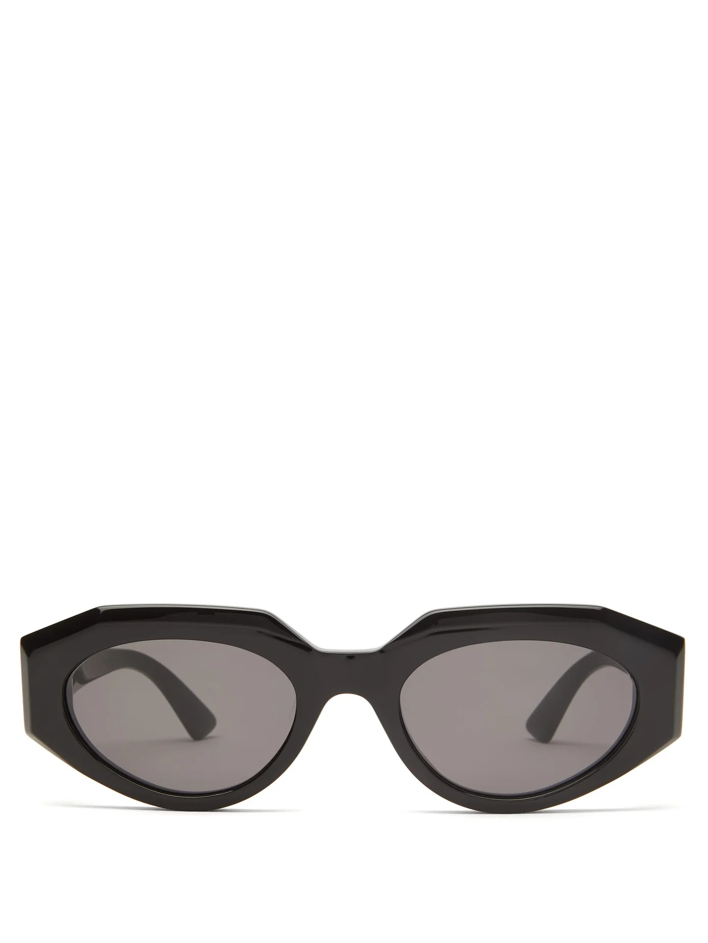 Angular cat-eye acetate sunglasses - 1