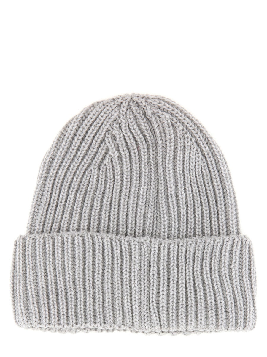 C.P. Company Men Beanie Hat With Logo - 2