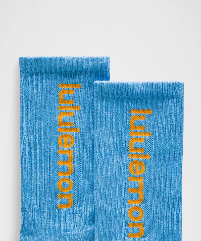 lululemon Unisex Daily Essential Crew Socks *Wordmark outlook