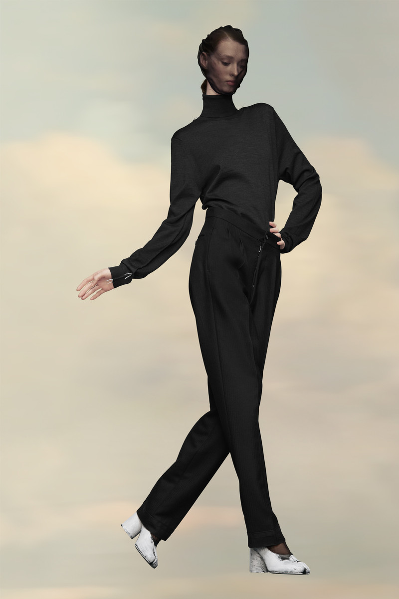 Merino Wool High-neck Sweater 4