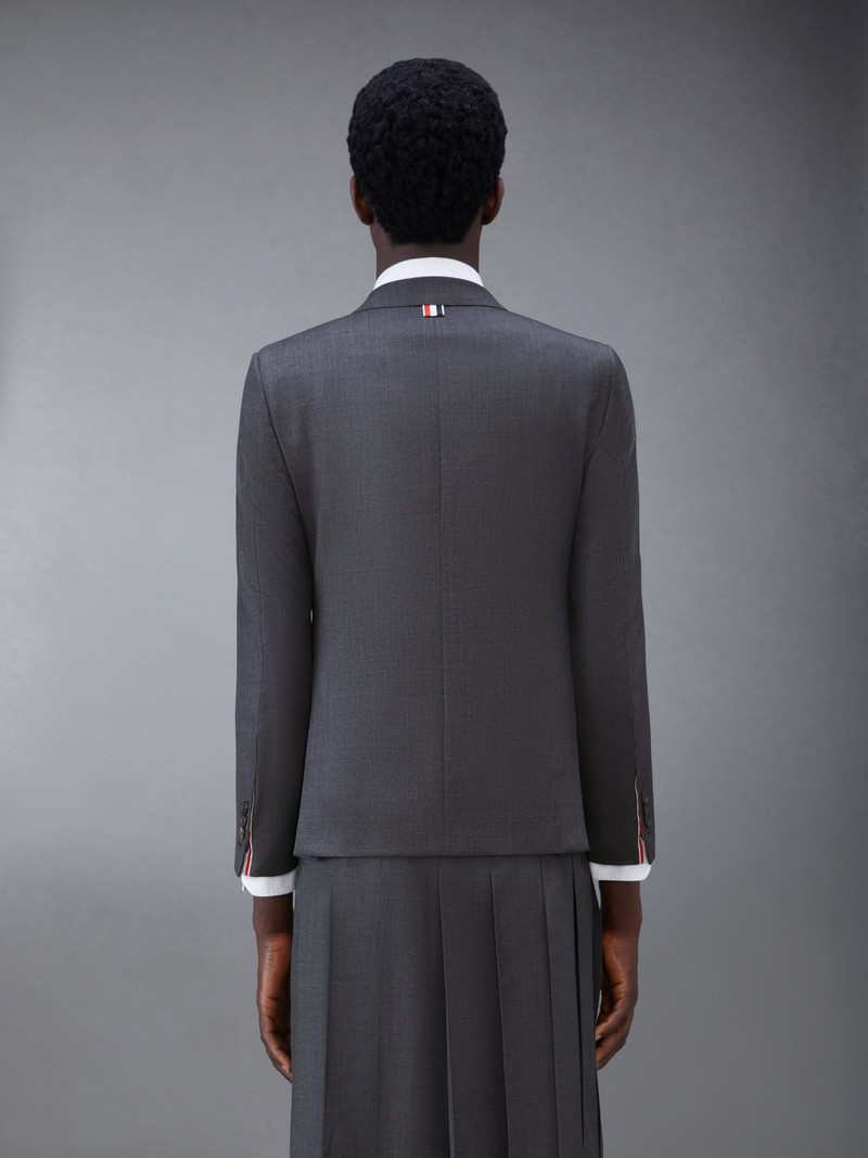 Thom Browne Dark Grey Super 120s Twill Classic Sport Coat outlook