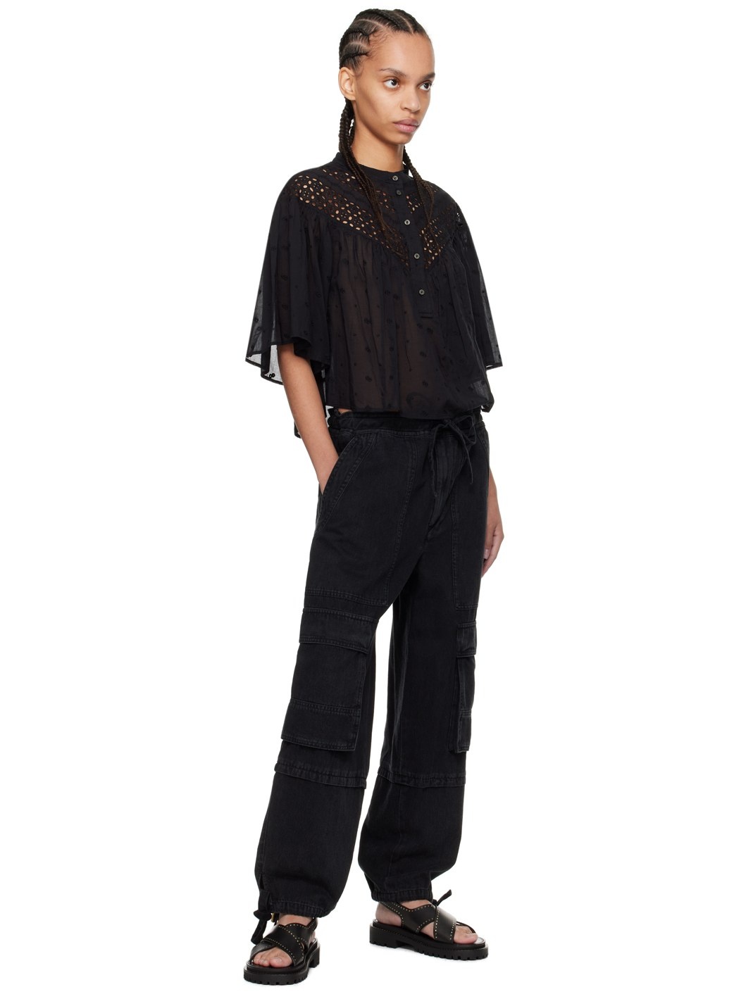 Black Safi Blouse - 4