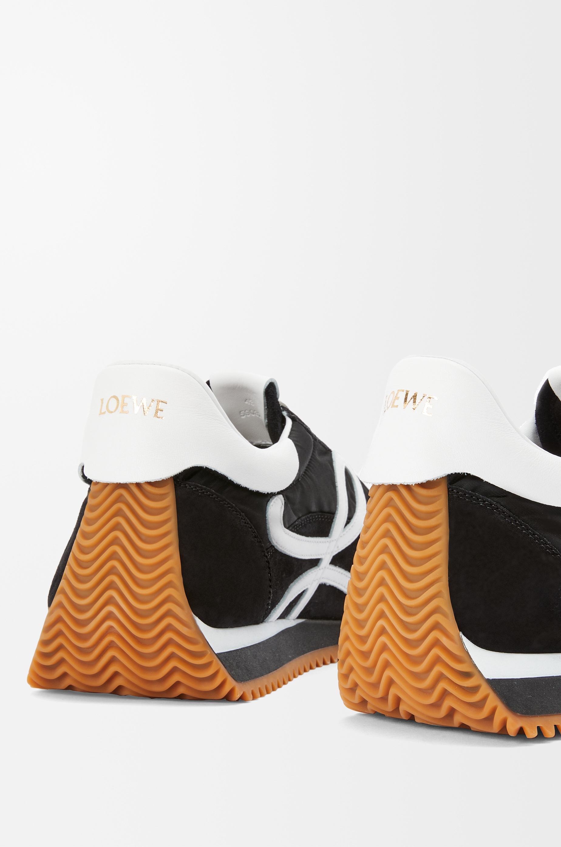 Flow Runner in nylon and suede - 4