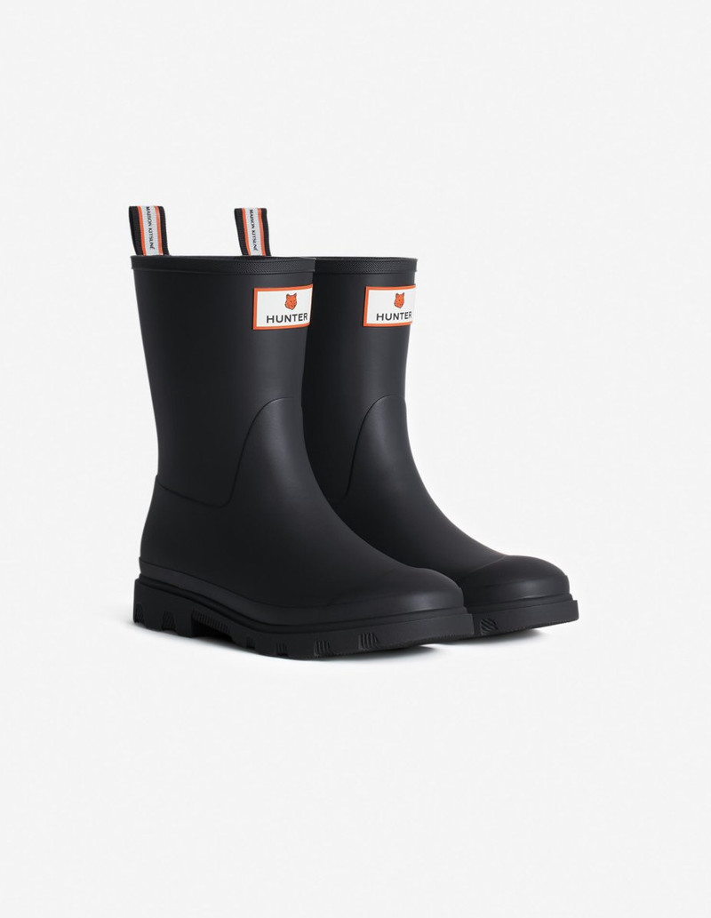 MAISON KITSUNE x HUNTER UNISEX DOWNPOUR SHORT BOOTS 1