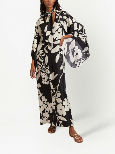 La DoubleJ Magnifico floral-print silk maxi dress outlook