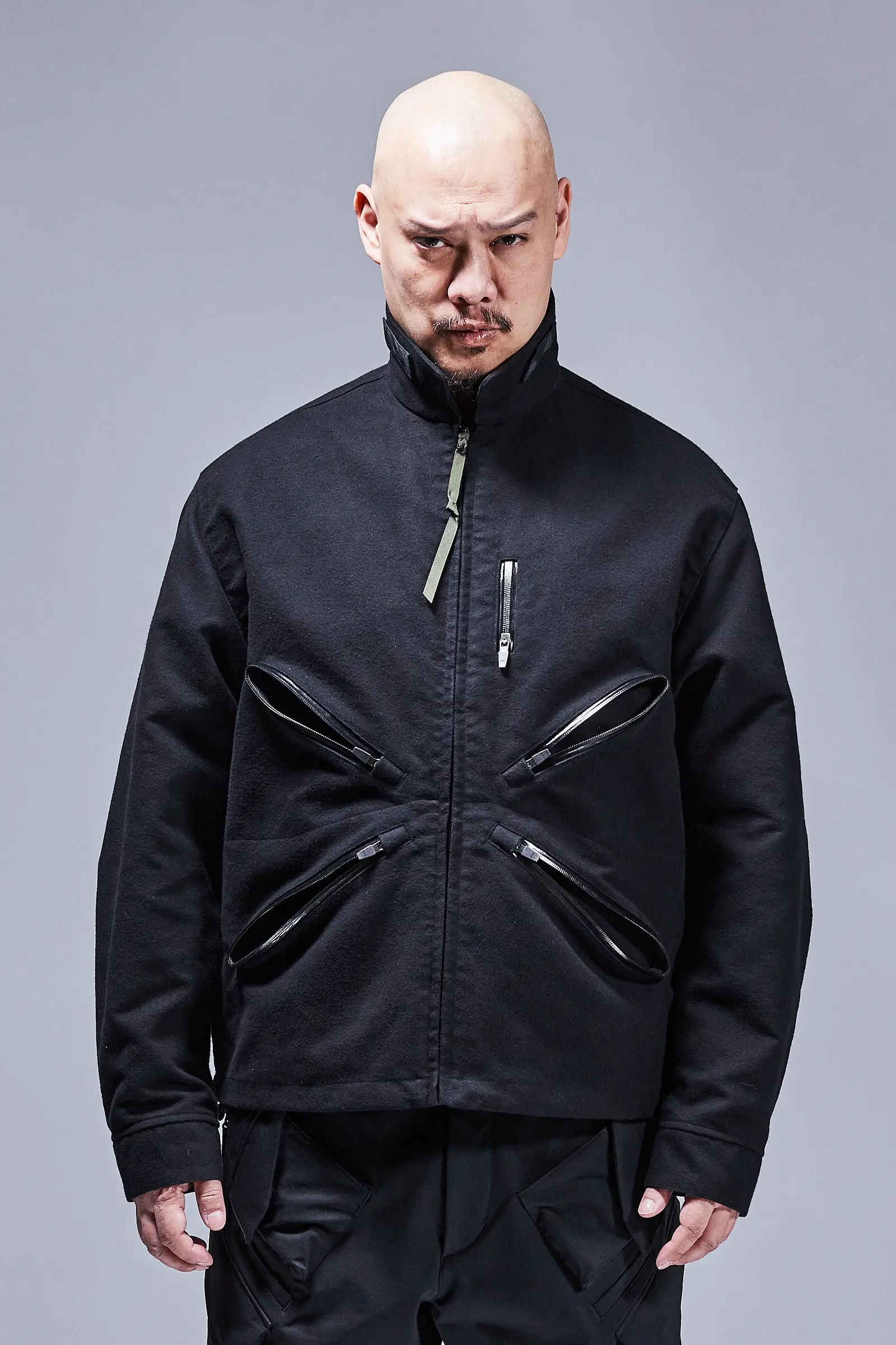 J121-KI Cotton Moleskin Jacket Black - 11