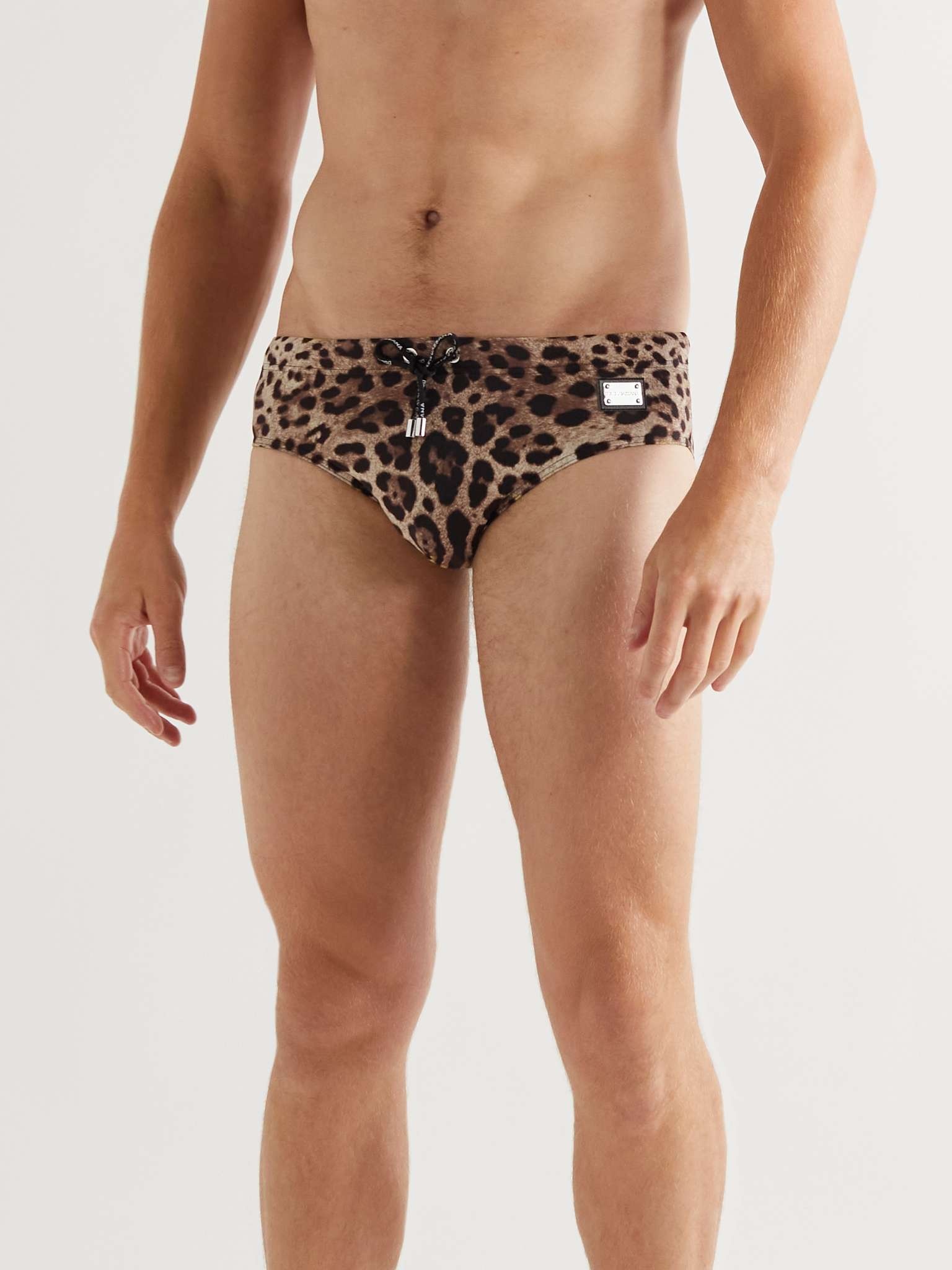 Leopard-Print Swim Briefs - 2