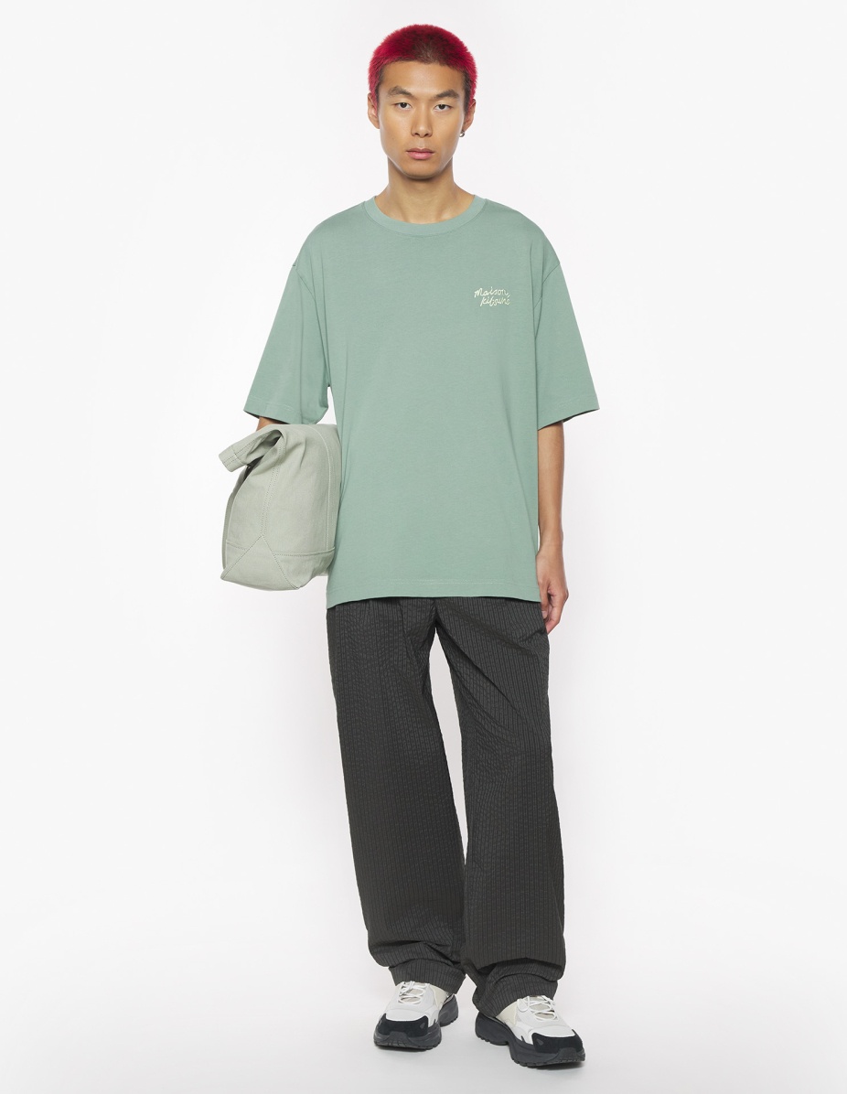 MAISON KITSUNE HANDWRITING EMBROIDERY OVERSIZE TEE - 2
