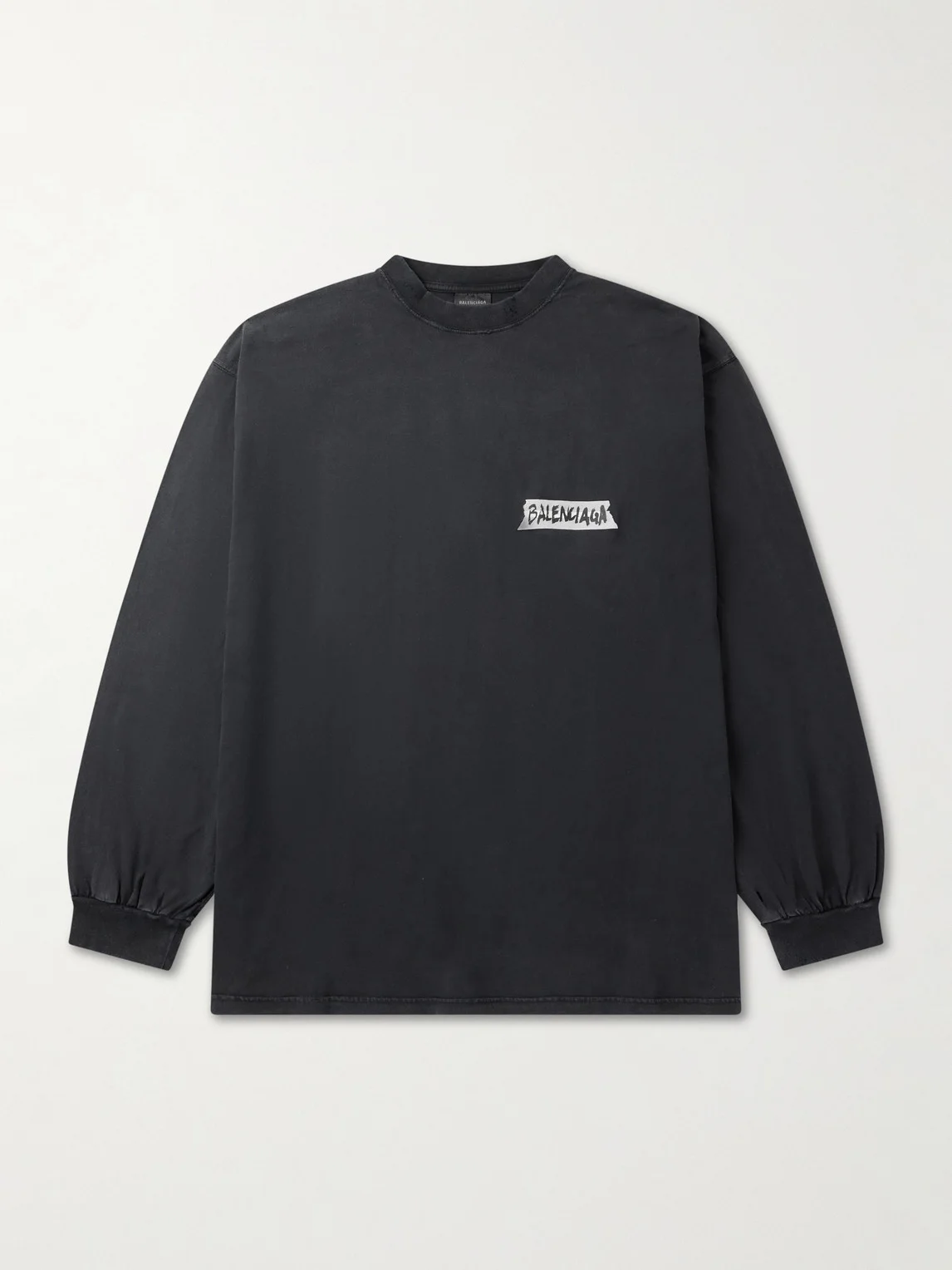 Oversized Logo-Print Cotton-Jersey T-Shirt - 1