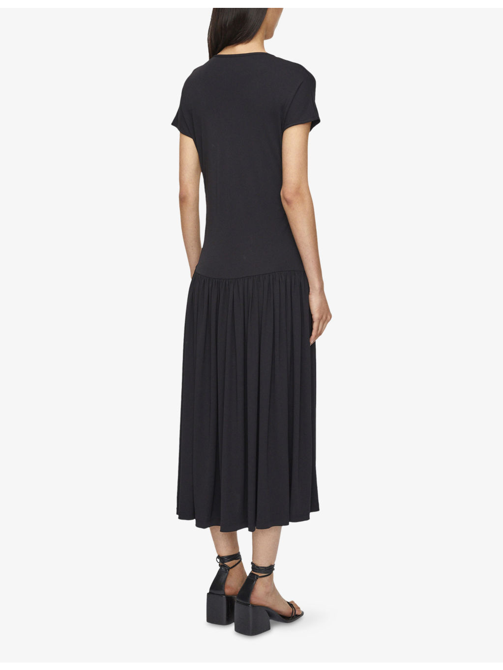 Isaure Short-Sleeve Crepe-Jersey Midi Dress - 4