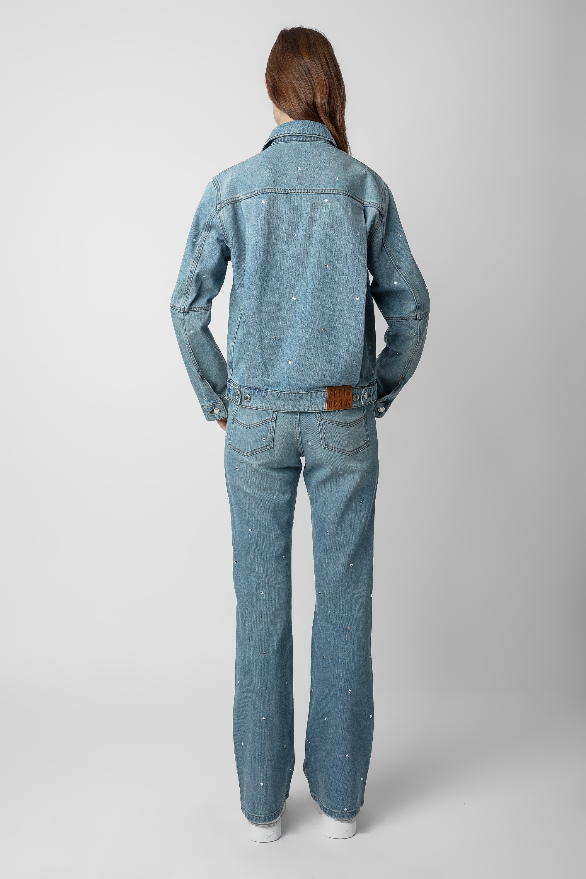 Kasy Diamanté Denim Jacket - 6