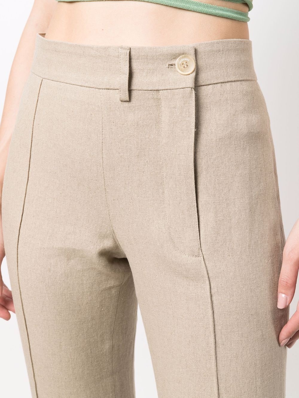 flared-leg trousers - 5