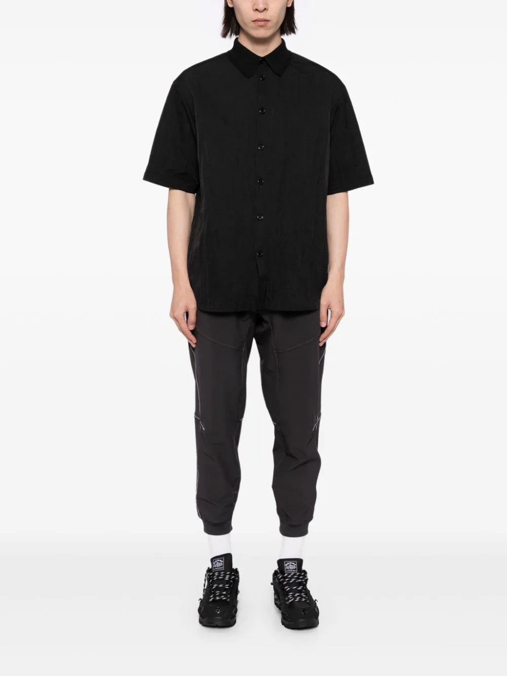 WATER-REPELLENT TAPERED TROUSERS - 2