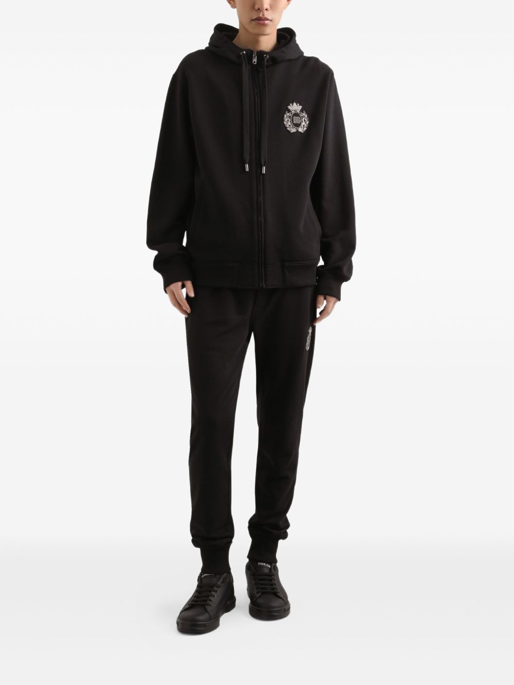 logo-embroidered track pants - 2