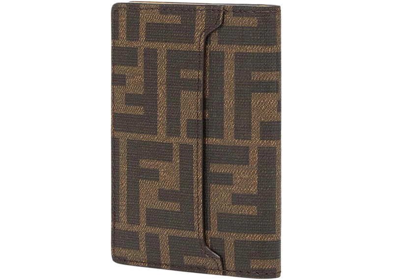 FENDI Fendi x FRGMT x Pokemon FF Fabric Card Holder Brown outlook