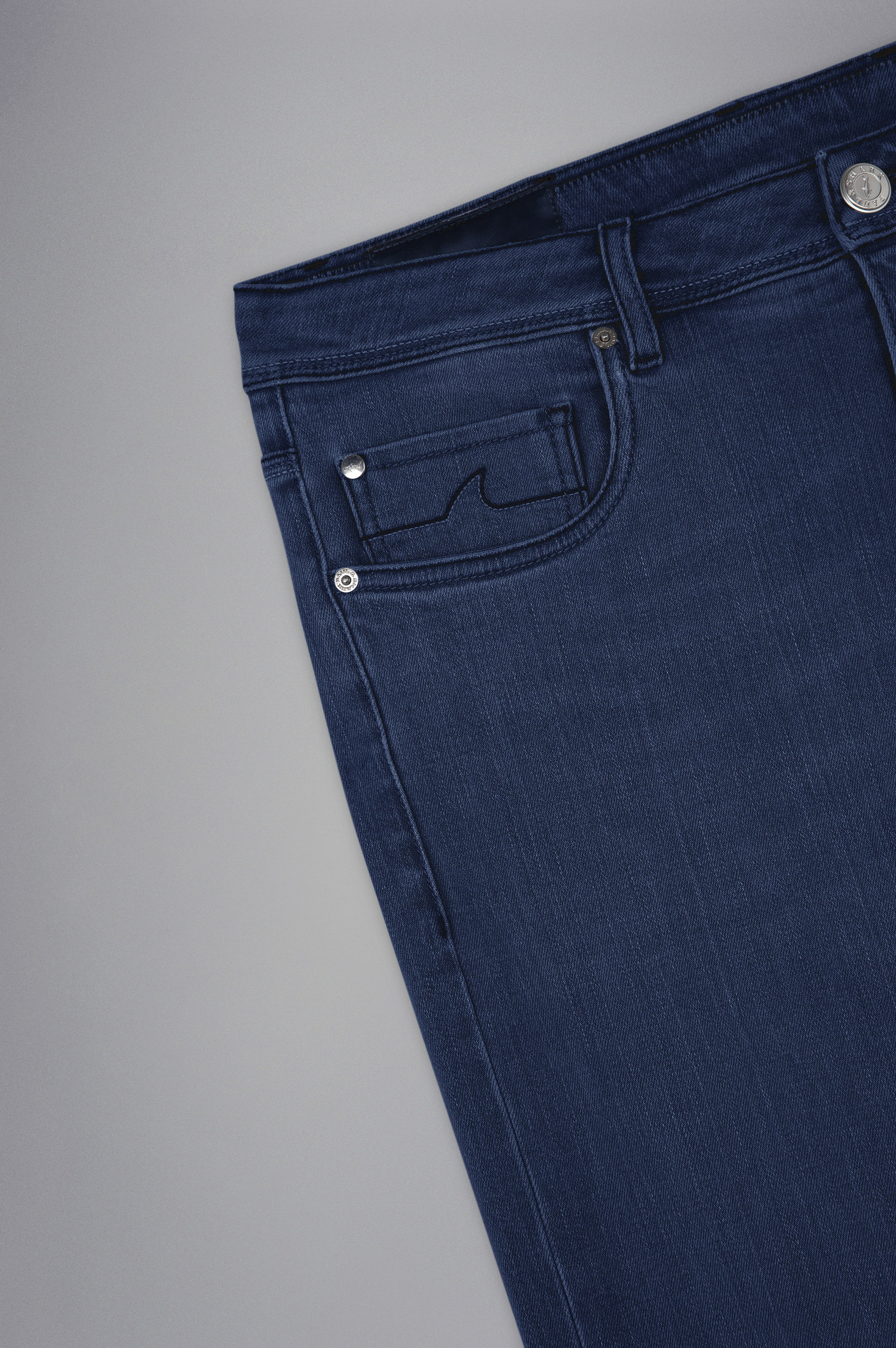 STRETCH COTTON DENIM JEANS - 5