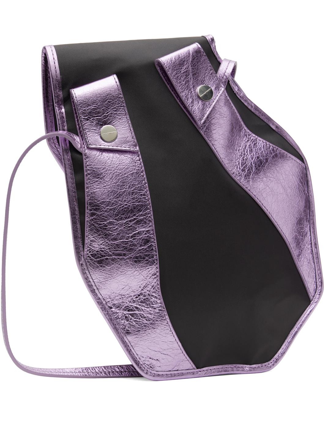 Gray & Purple Solva Bag - 3