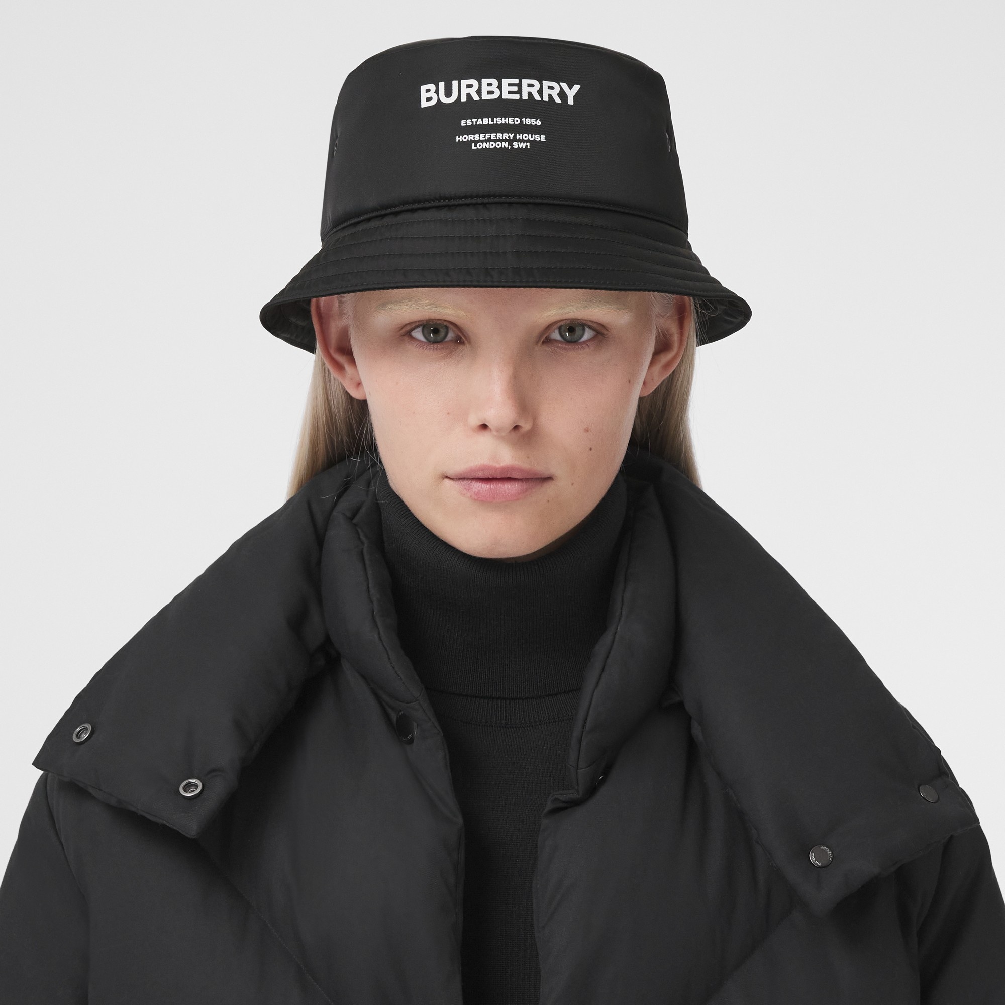 Horseferry Print Nylon Bucket Hat - 2