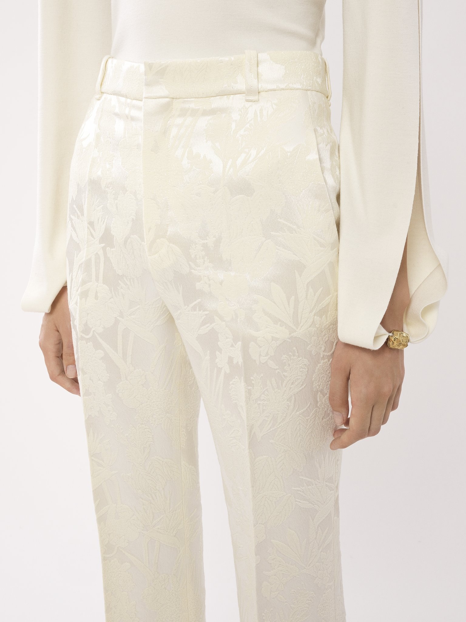 HIGH-WAISTED TAILORED PANTS - 5