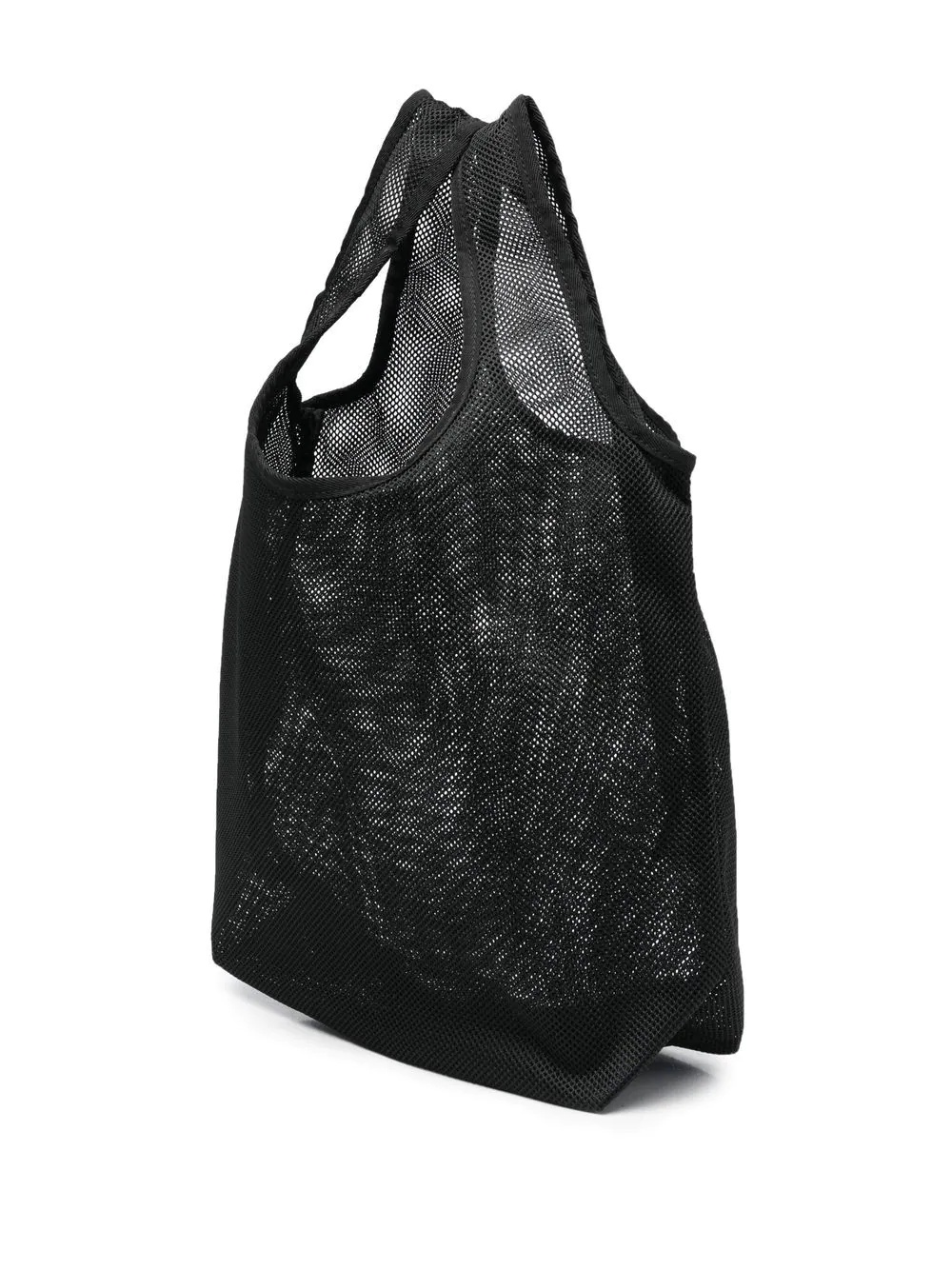 logo-print mesh tote bag - 3