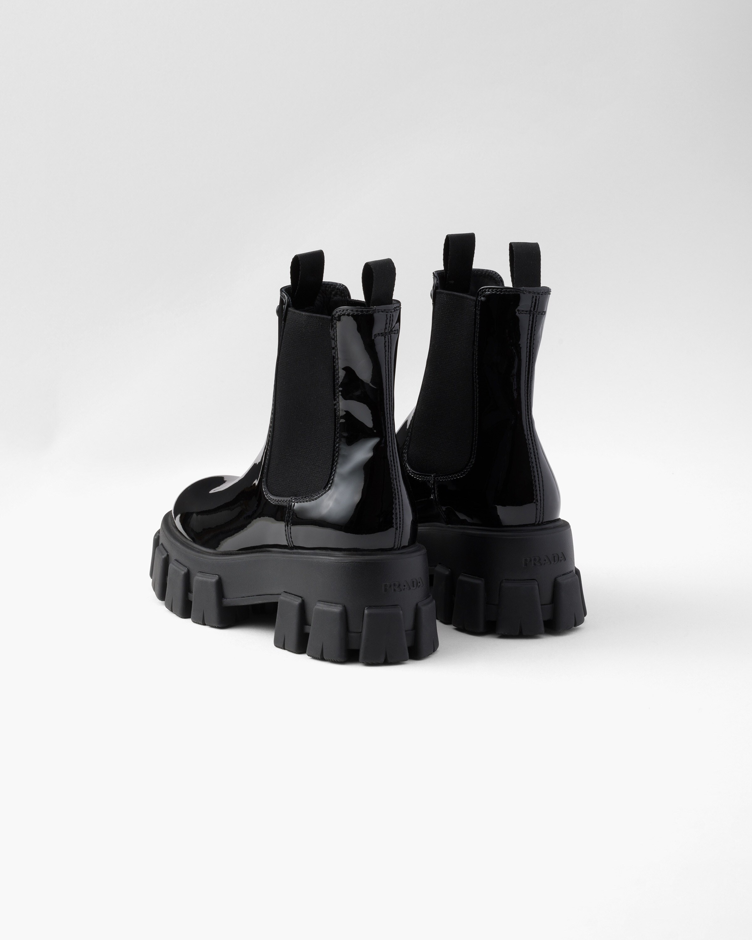 Monolith patent leather booties - 4