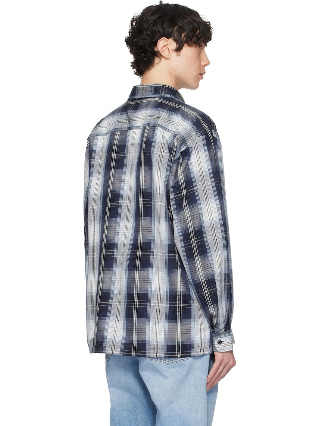 Blue Blanton Check Shirt - 3