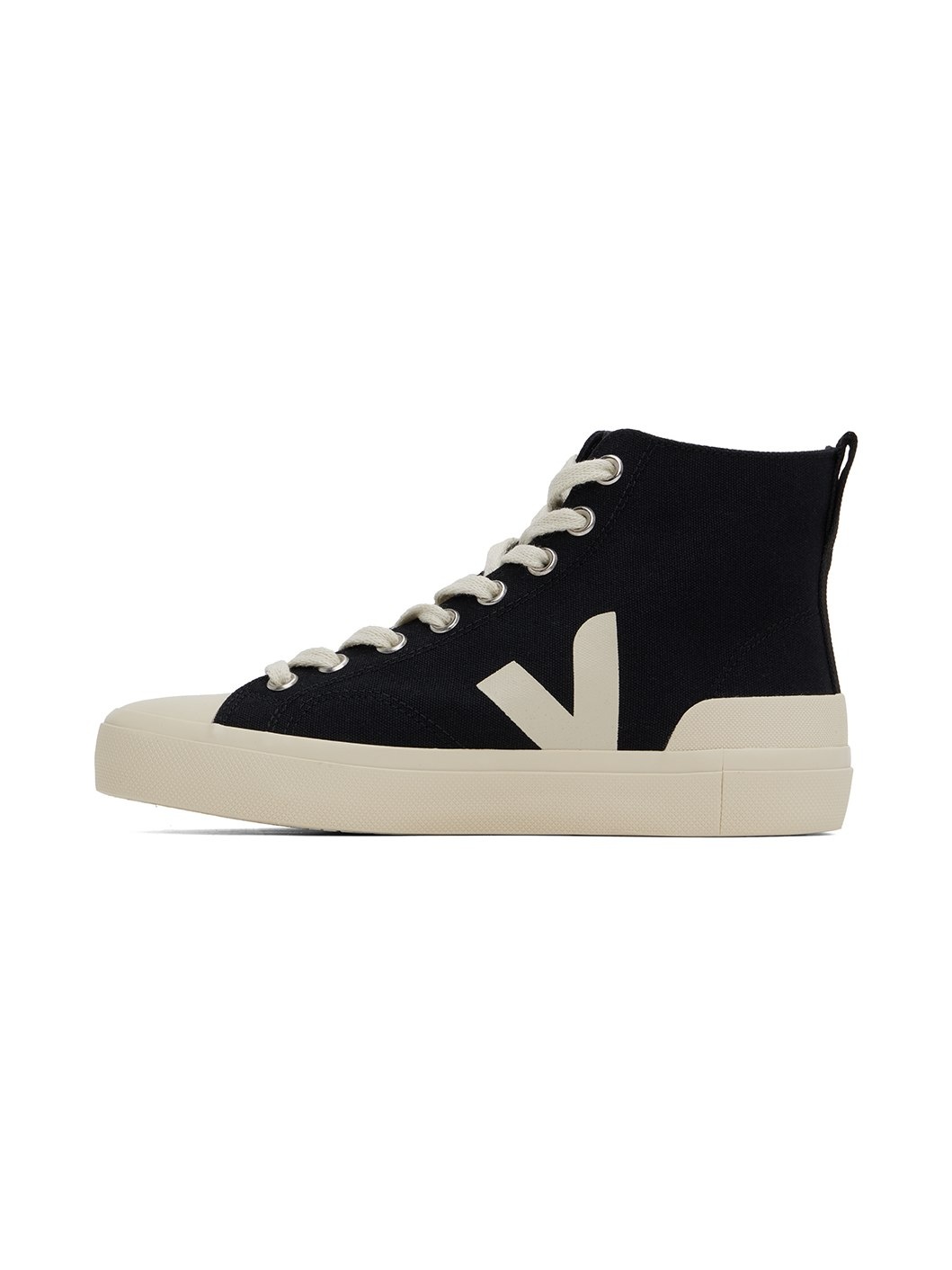 Black & Off-White Wata II Canvas Sneakers - 3