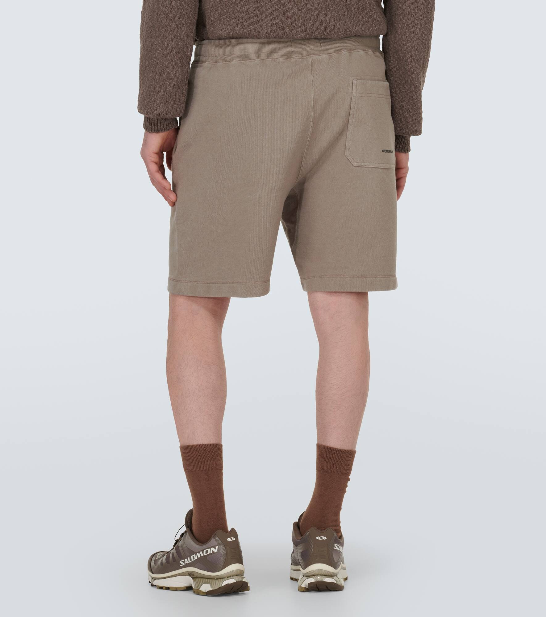 Cotton fleece shorts - 4