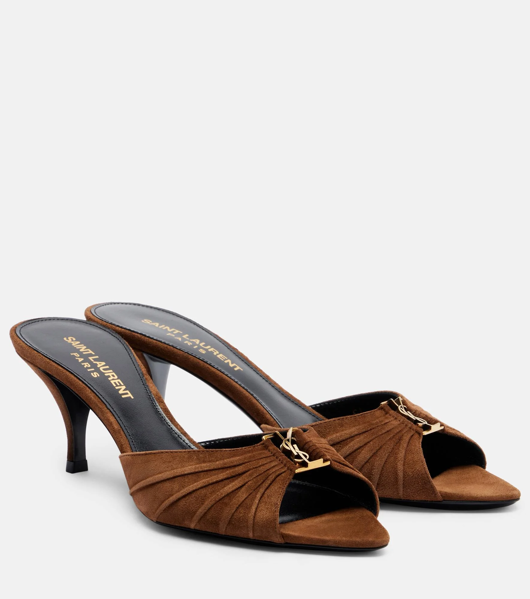 Babylone Cassandre suede mules - 1