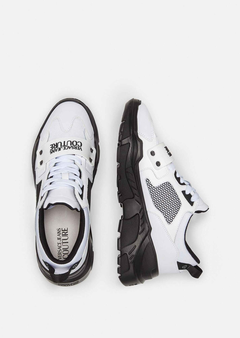 VERSACE JEANS COUTURE Speedtrack Logo Print Sneakers outlook