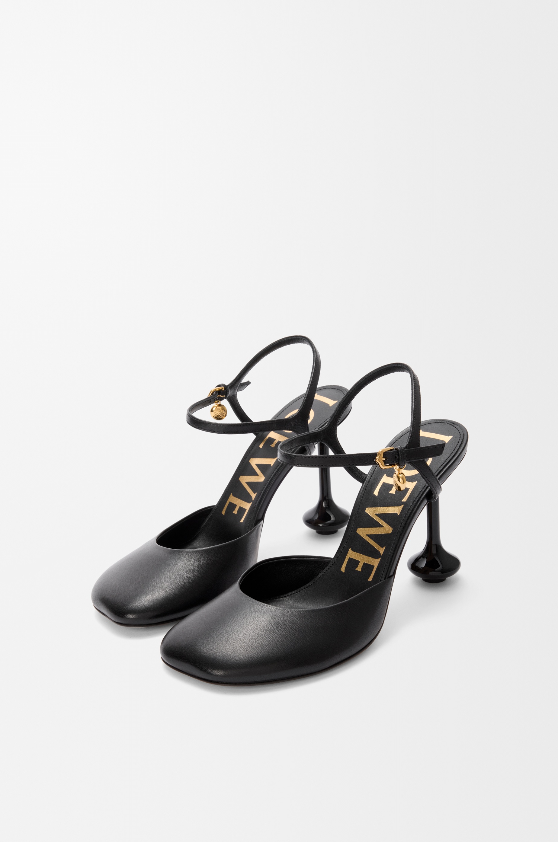 Toy ankle strap pump in lambskin - 3